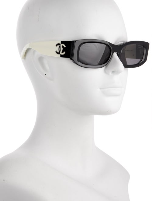 Chanel Interlocking CC Logo Square Sunglasses