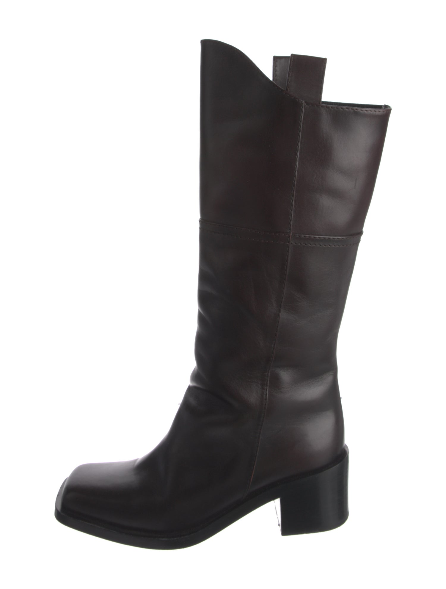 Chanel 2014 Interlocking CC Logo Riding Boots