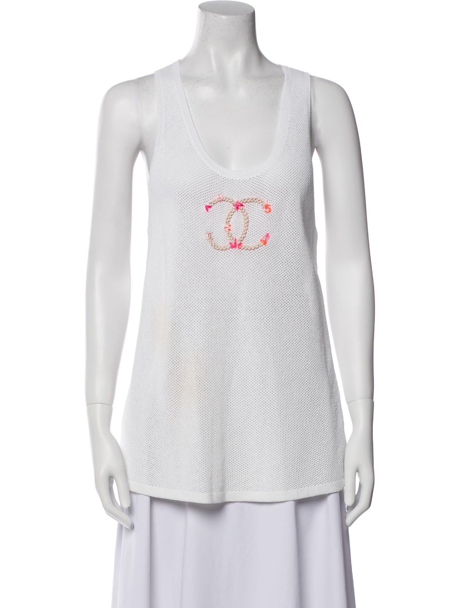 Chanel 2019 Graphic Print Top