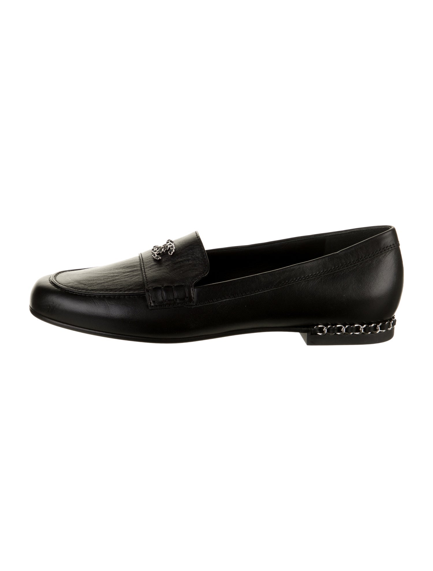 Chanel 2021 Interlocking CC Logo Loafers