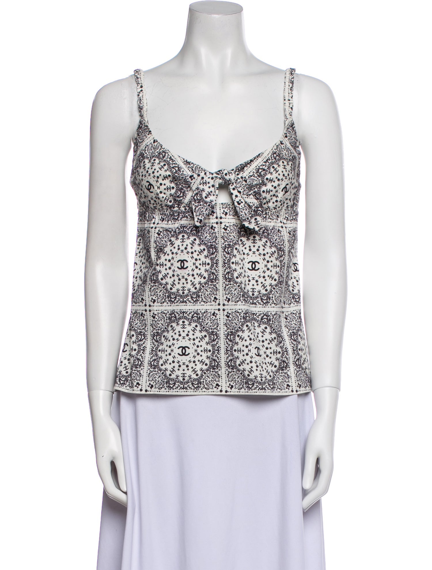 Chanel 2014 Printed Top