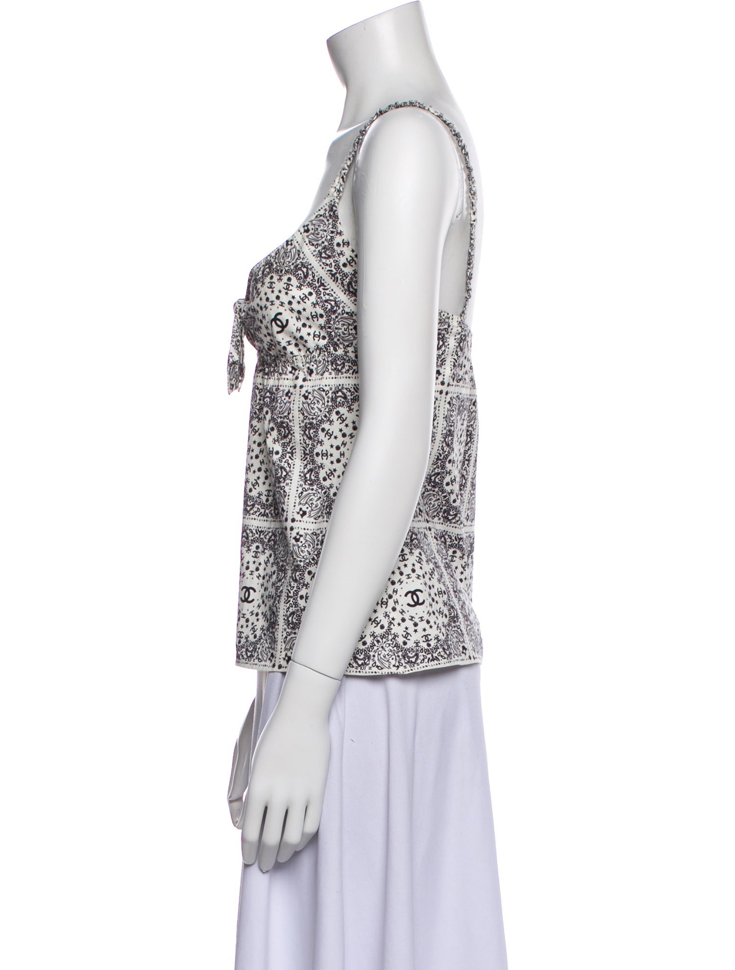 Chanel 2014 Printed Top