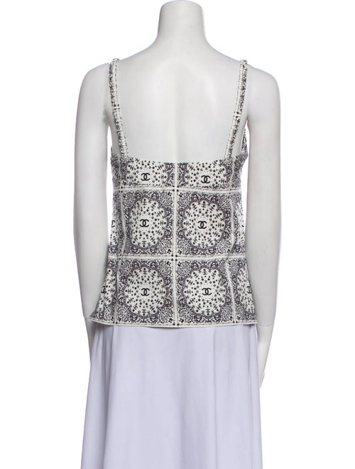 Chanel 2014 Printed Top