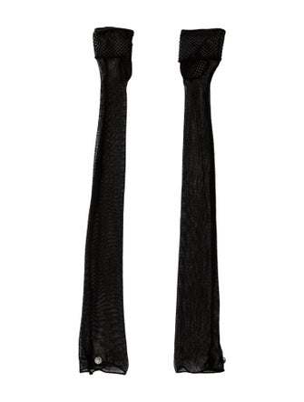Chanel Blach mesh gloves