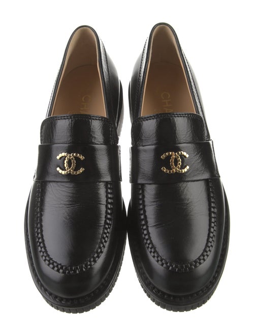 Chanel 2025 Interlocking CC Logo Loafers