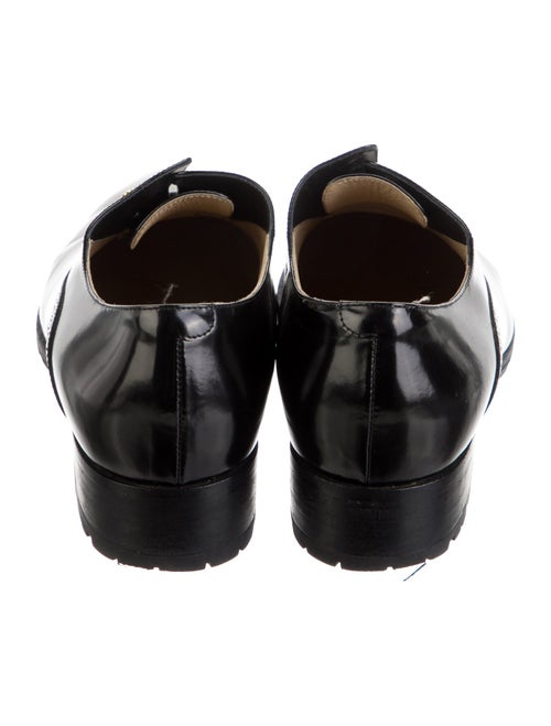 Chanel Interlocking CC Logo Leather Oxfords