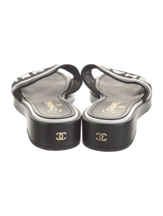 Chanel 2021 Interlocking CC Logo Slides