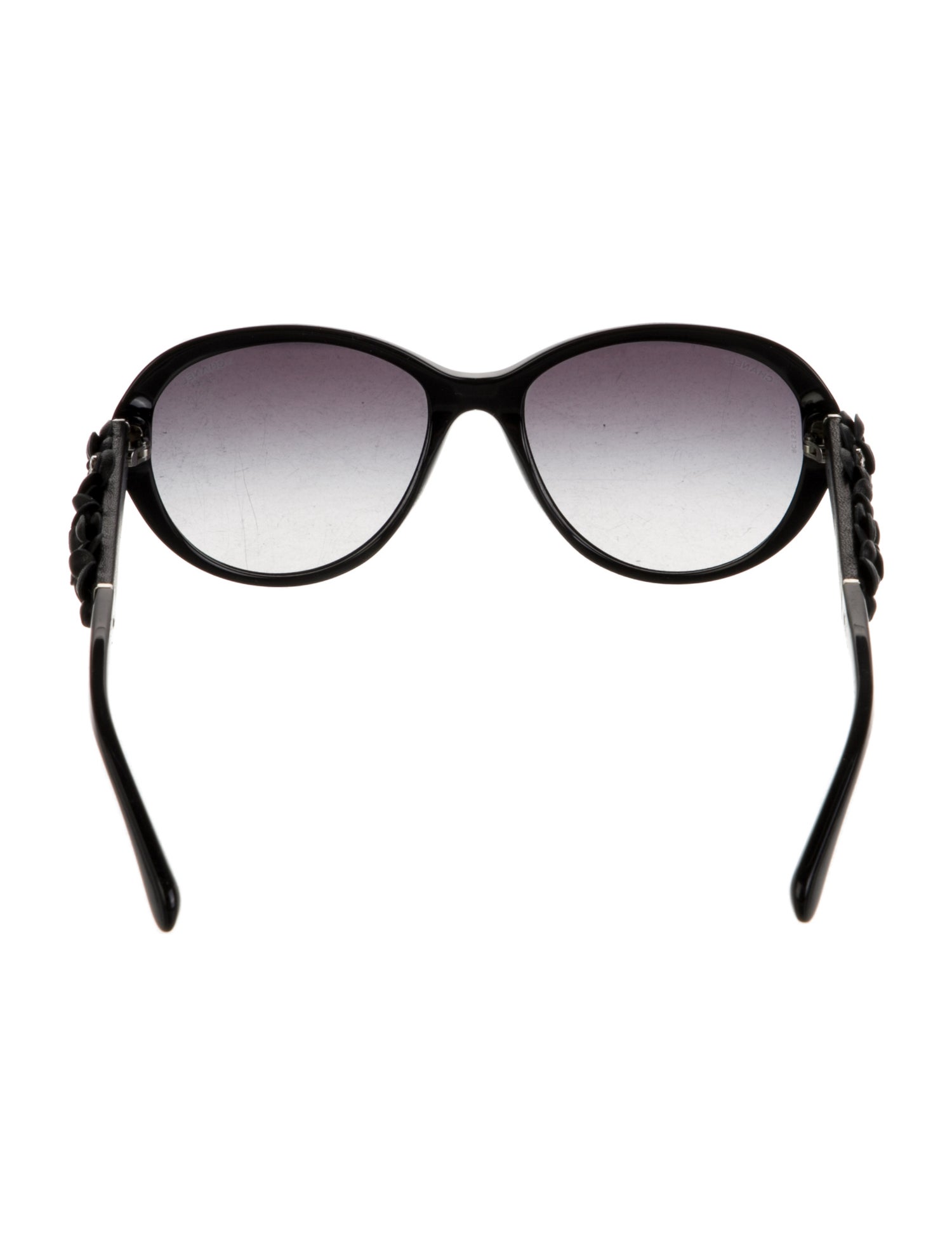 Chanel Camellia Accent Cat-Eye Sunglasses