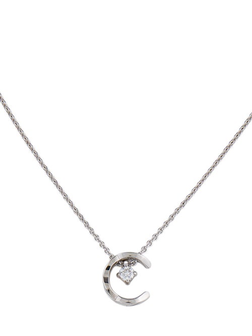 Chanel 18K Diamond Coco Crush Pendant Necklace