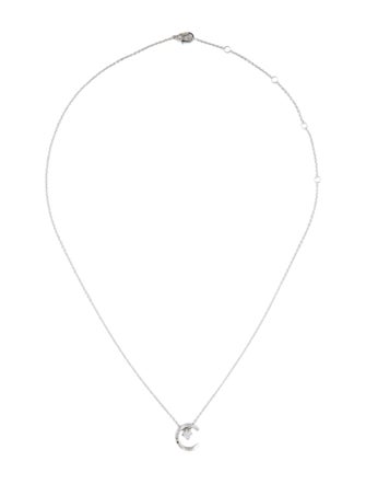 Chanel 18K Diamond Coco Crush Pendant Necklace