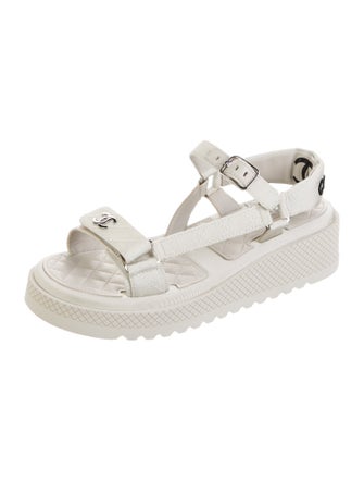 Chanel 2023 Interlocking CC Logo Sandals