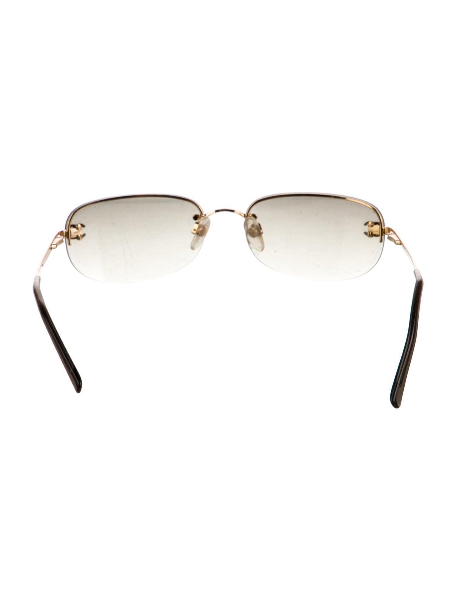 Chanel Interlocking CC Logo Square Sunglasses