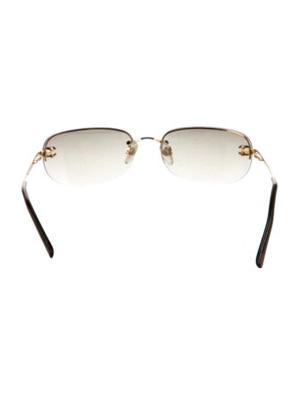 Chanel Interlocking CC Logo Square Sunglasses