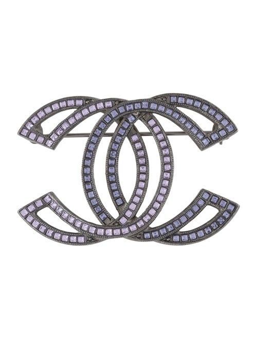 Chanel Strass CC Brooch