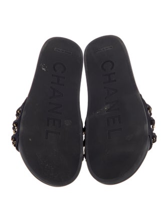 Chanel inter Karligraphy Accent Slides