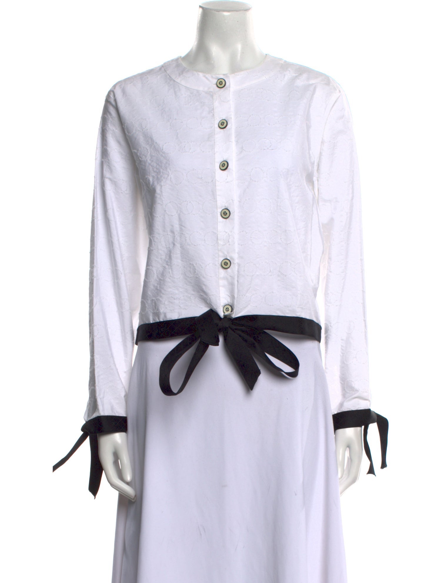 Chanel 2018 Crew Neck Crop Top