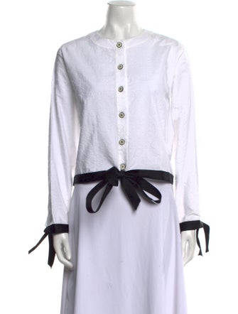 Chanel 2018 Crew Neck Crop Top