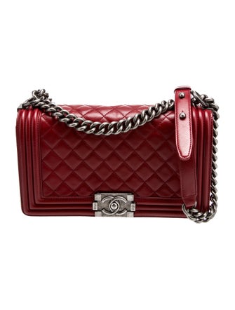 Chanel Quilted Medium Boy Bag