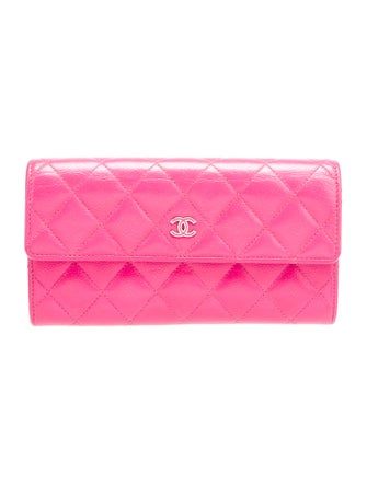 Chanel 2015-2016 Interlocking CC Logo Continental Wallet