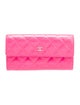 Chanel 2015-2016 Interlocking CC Logo Continental Wallet