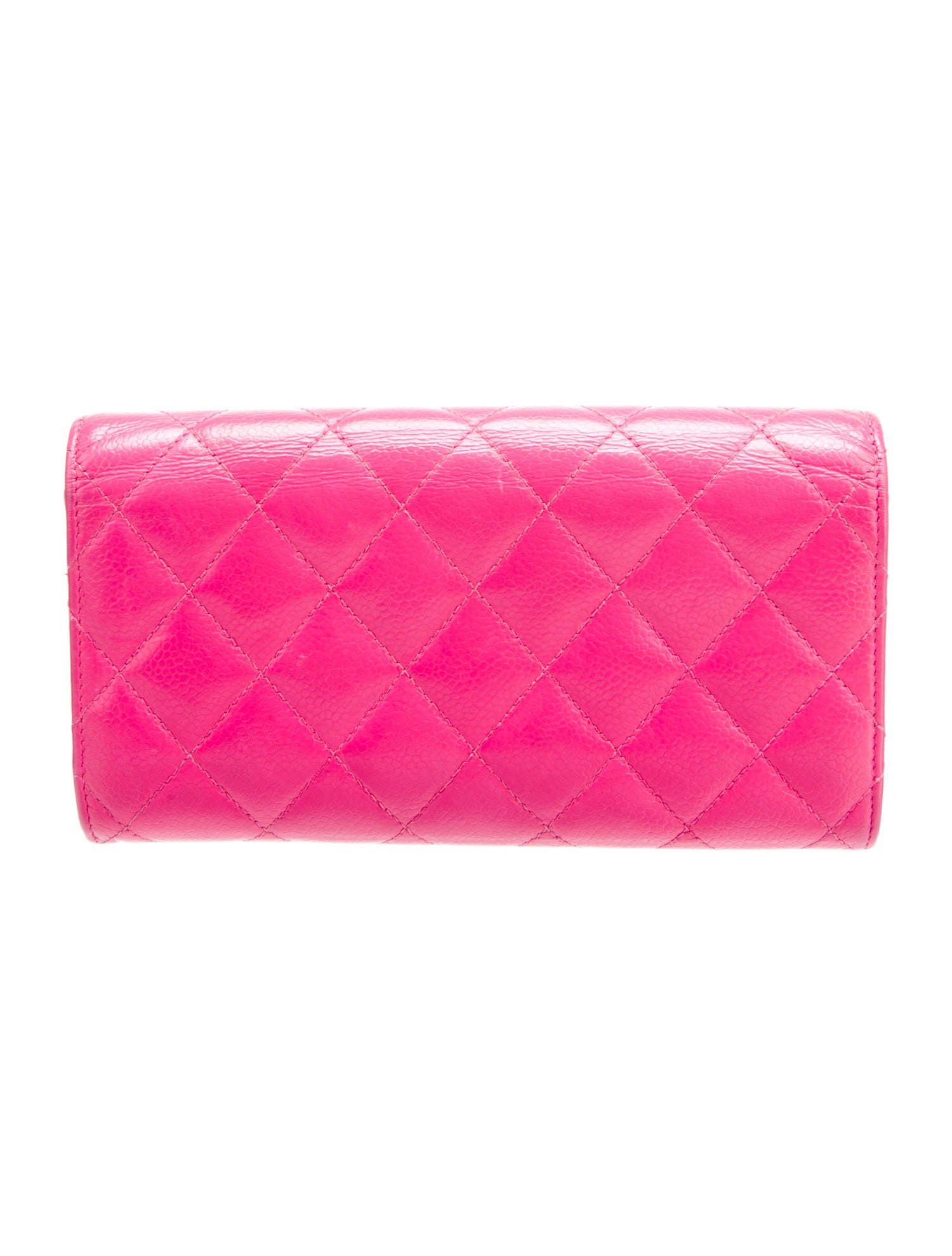Chanel 2015-2016 Interlocking CC Logo Continental Wallet