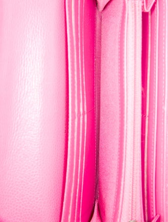 Chanel 2015-2016 Interlocking CC Logo Continental Wallet