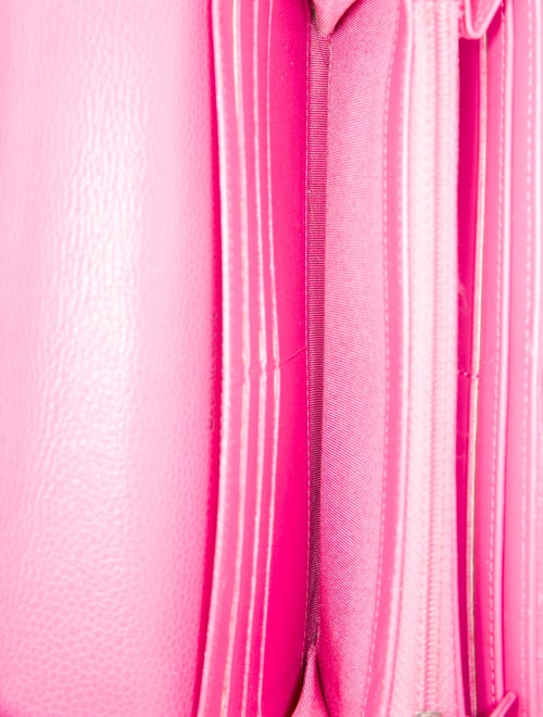 Chanel 2015-2016 Interlocking CC Logo Continental Wallet