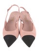 Chanel 2024 Interlocking CC Logo Slingback Flats