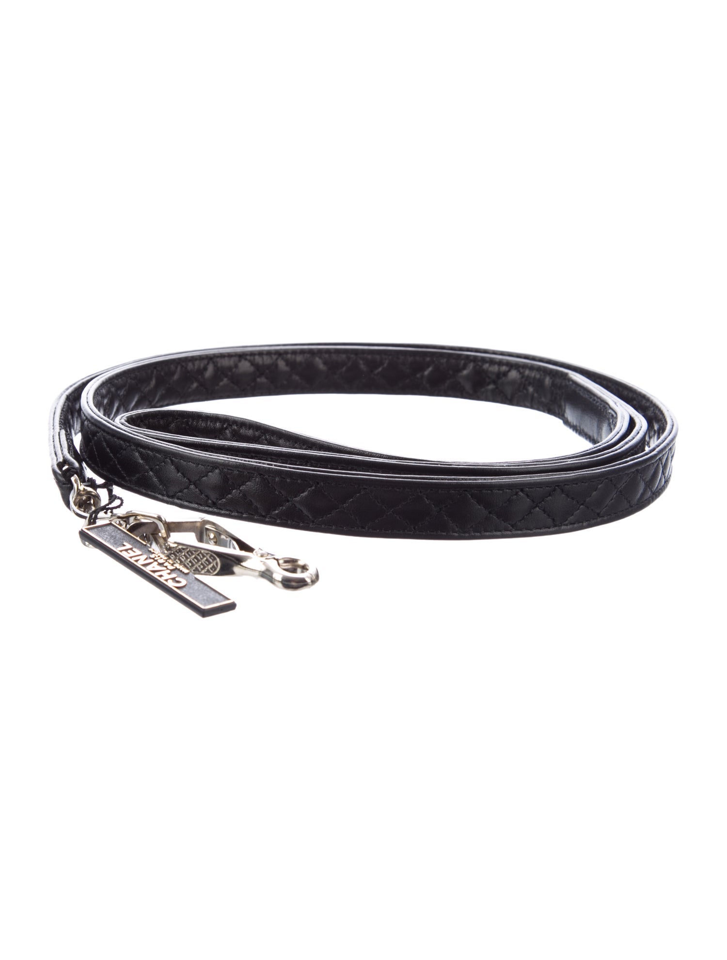 Chanel Quilted Leather Pet Leash w/ Tags
