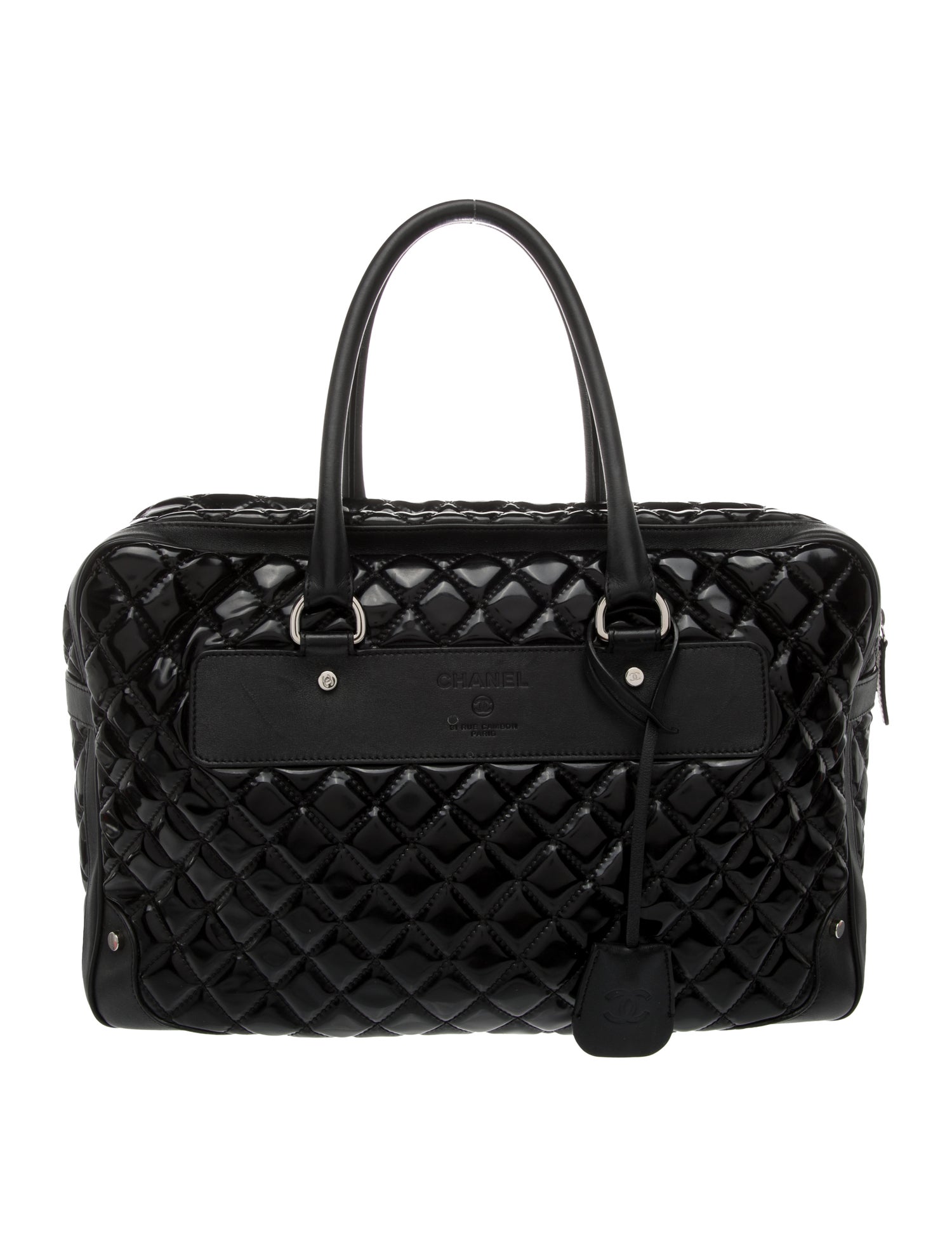 Chanel Quilted Travel Vinyl Bag