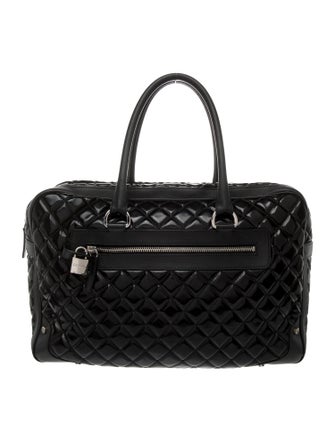 Chanel Quilted Travel Vinyl Bag