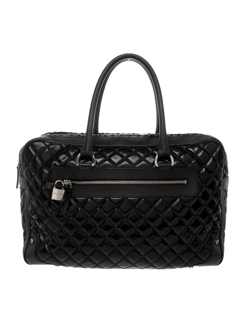 Chanel Quilted Travel Vinyl Bag