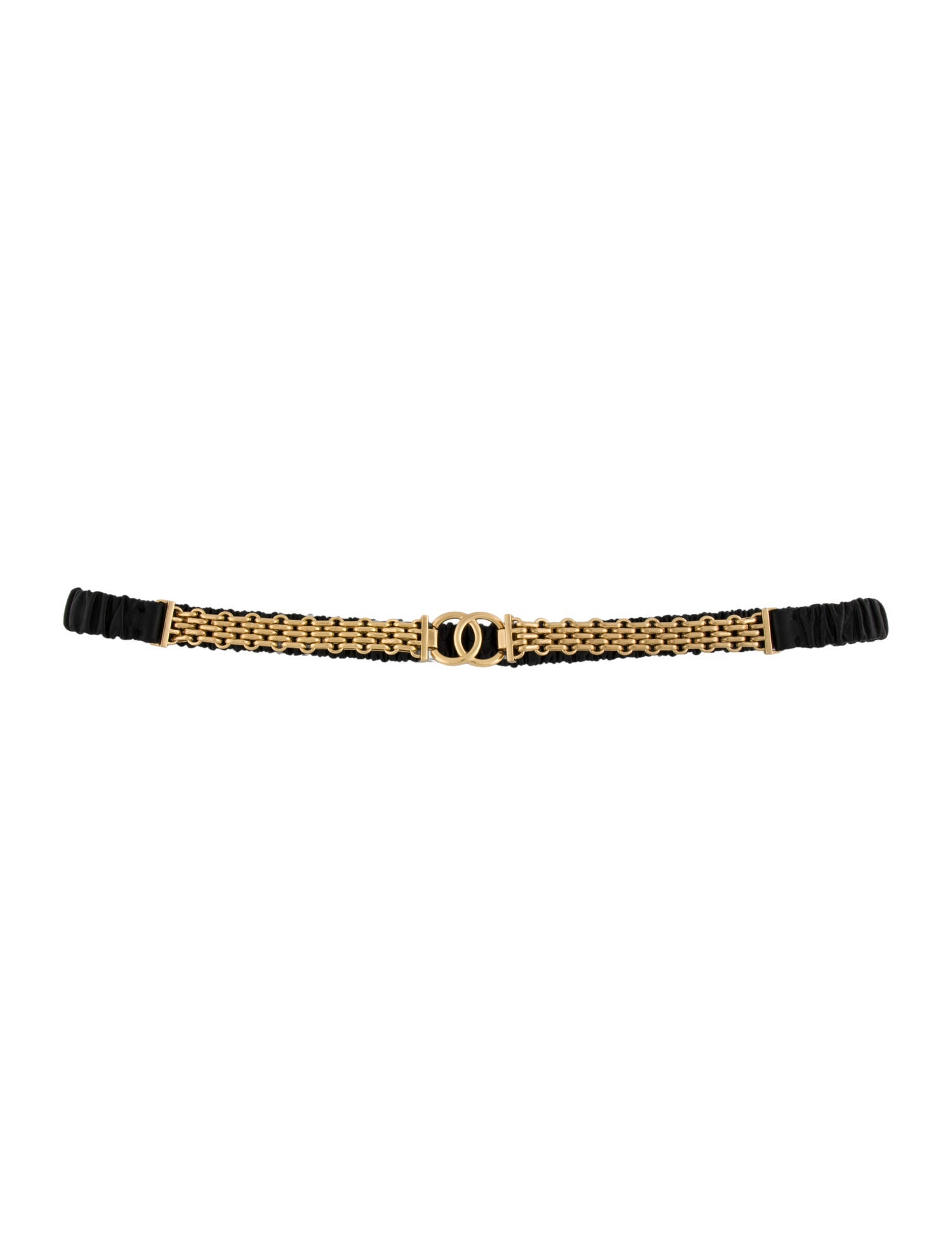 Chanel 2022 Interlocking CC Logo Waist Belt