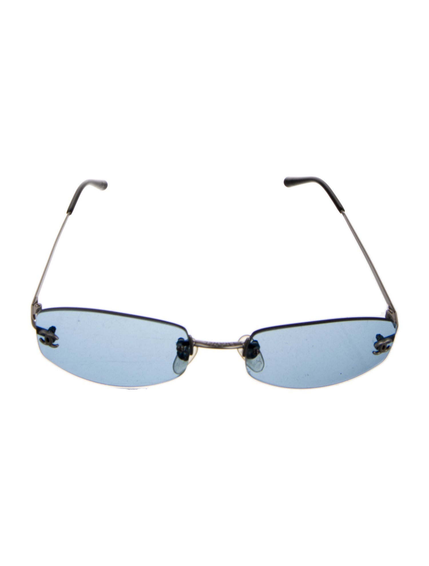 Chanel Vintage Interlocking CC Logo Sunglasses