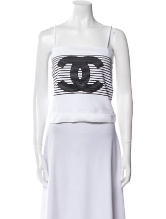Chanel 2024 Printed Crop Top