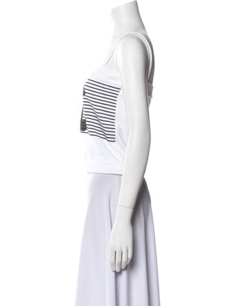 Chanel 2024 Printed Crop Top