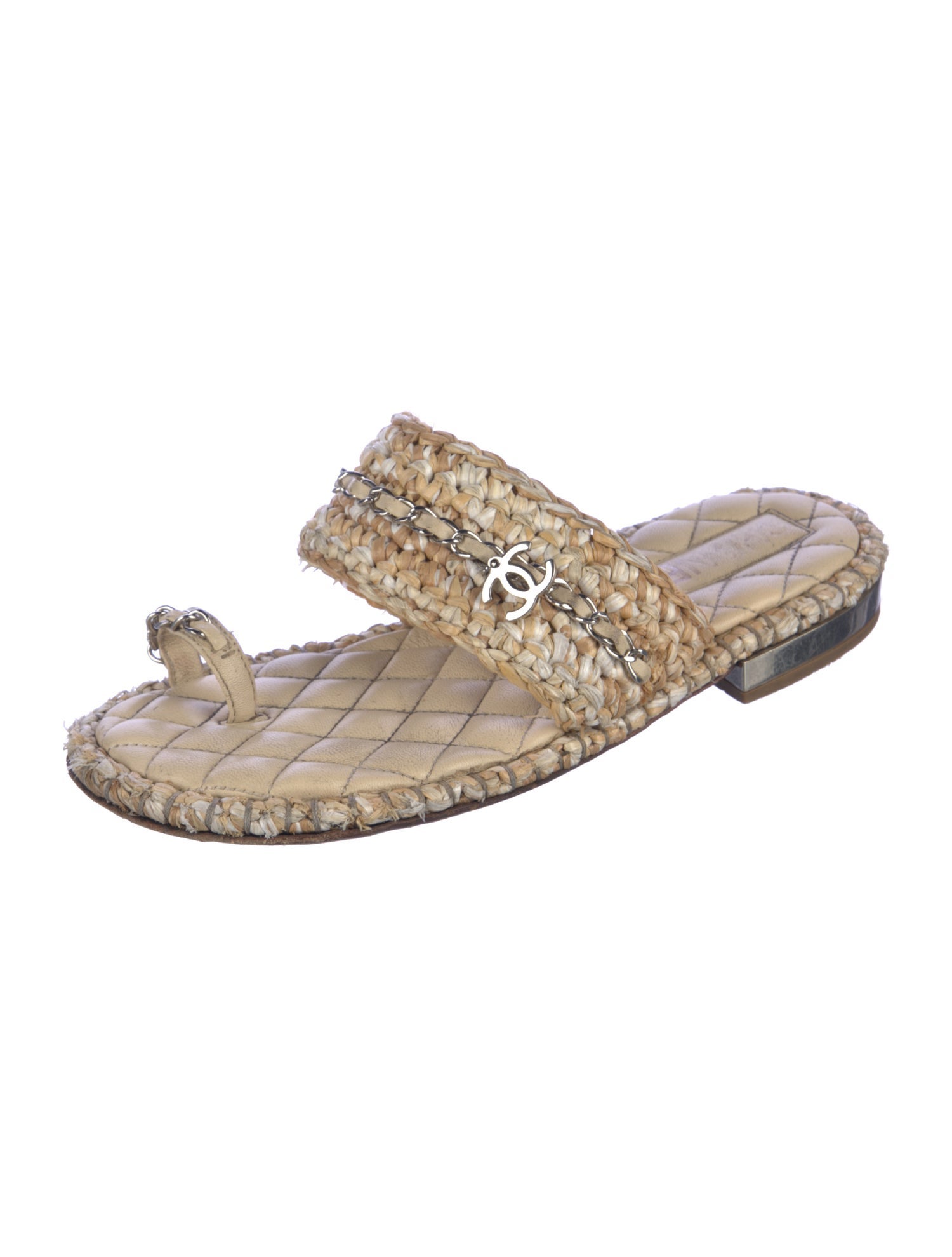 Chanel 2020 Interlocking CC Logo Slides