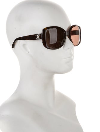 Chanel Interlocking CC Logo Oversize Sunglasses