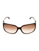 Chanel Interlocking CC Logo Square Sunglasses