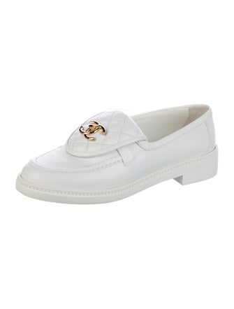 Chanel 2024 Interlocking CC Logo Loafers