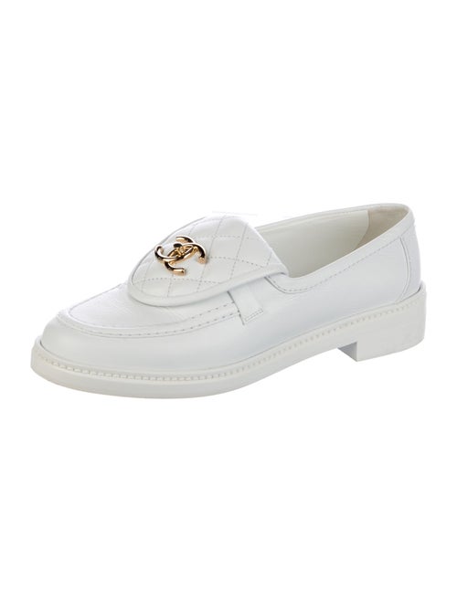 Chanel 2024 Interlocking CC Logo Loafers