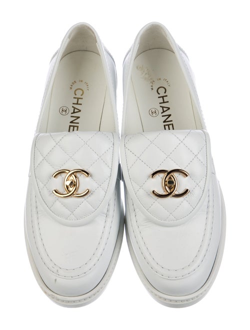 Chanel 2024 Interlocking CC Logo Loafers