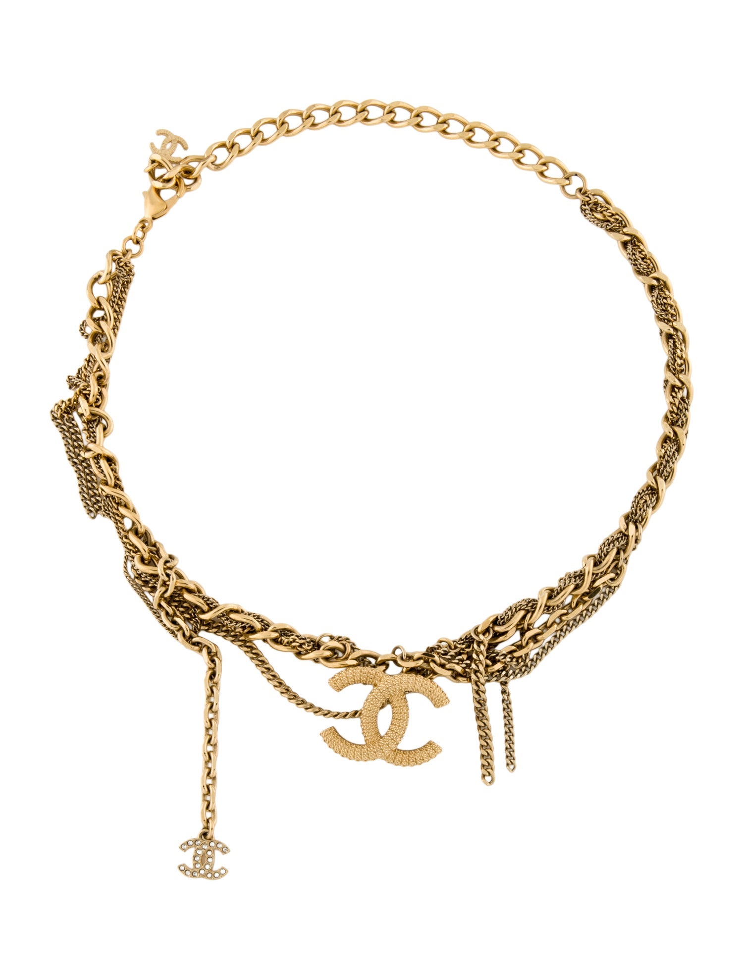 Chanel Strass CC Choker Necklace