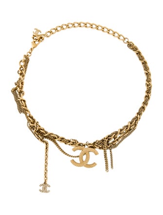 Chanel Strass CC Choker Necklace