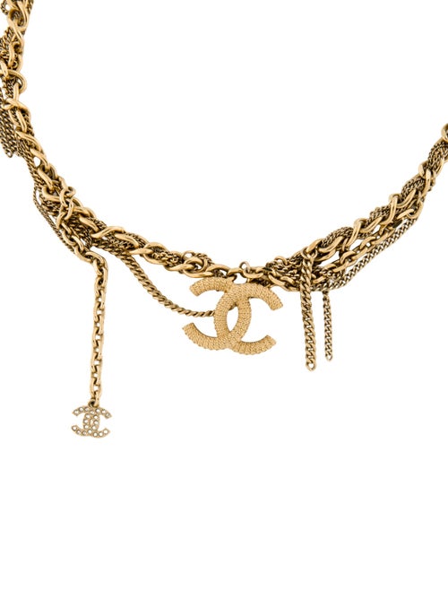 Chanel Strass CC Choker Necklace