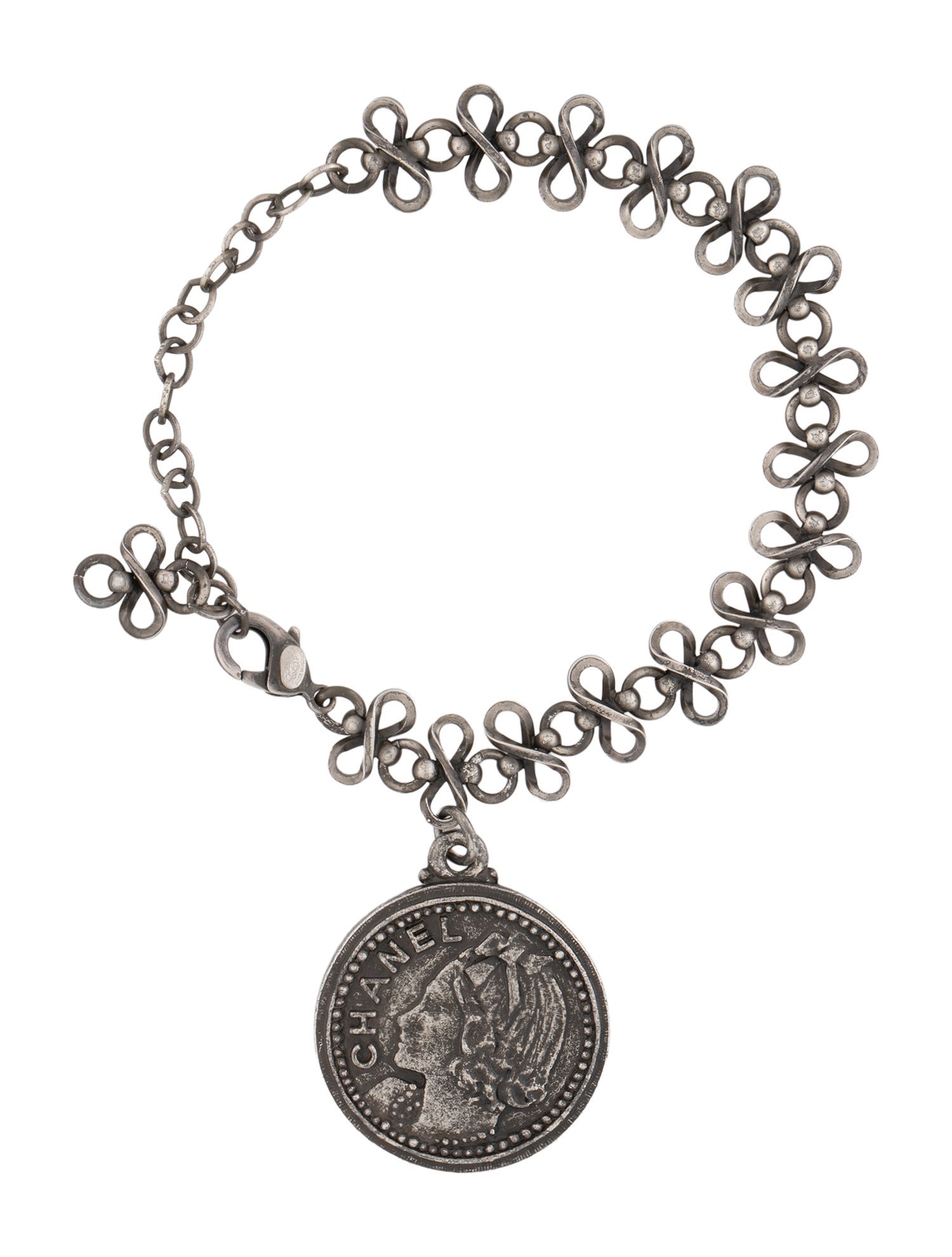 Chanel Vintage Medallion Charm Bracelet