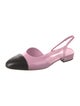 Chanel 2024 Interlocking CC Logo Slingback Flats