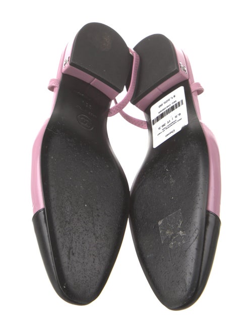 Chanel 2024 Interlocking CC Logo Slingback Flats