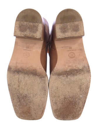 Chanel Interlocking CC Logo Suede Riding Boots