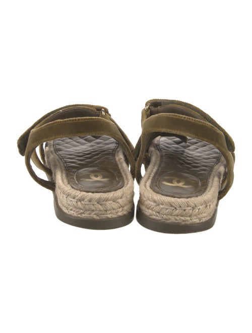 Chanel 2021-2022 Interlocking CC Logo Sandals